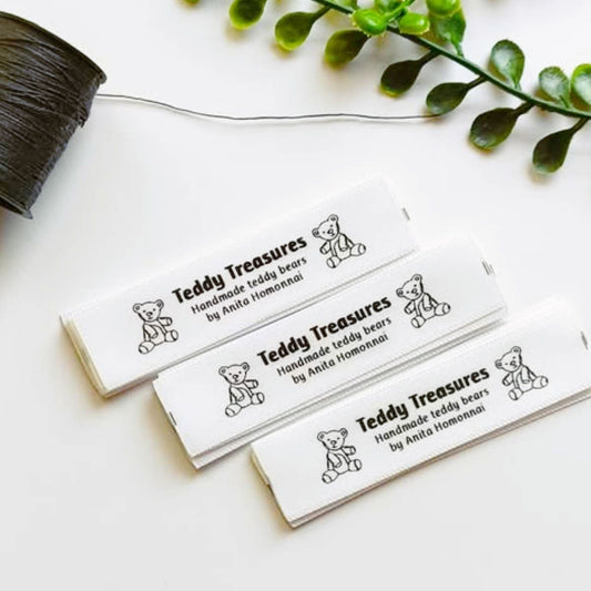 Printed Labels for Handcraft & Clothing - Single Color