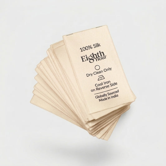 Custom Printed Wash Care Labels for Clothing