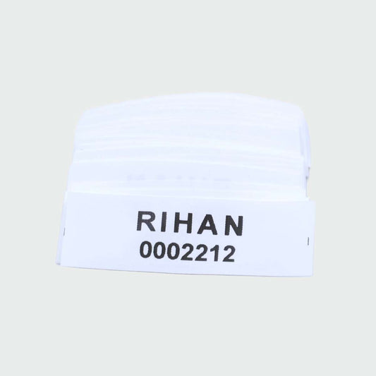 Sew-On Laundry Label - Black Washable Print