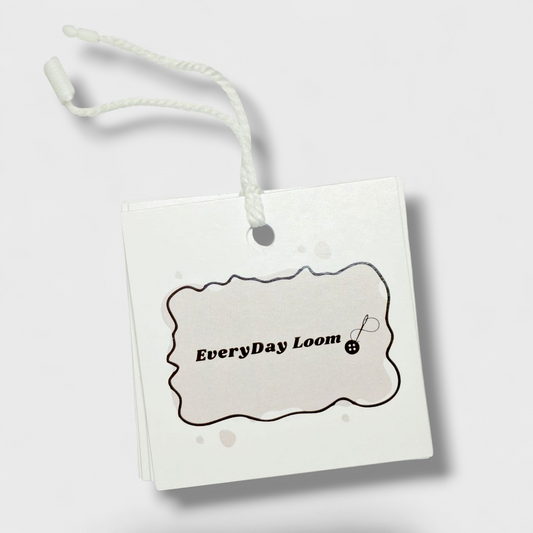 Square Hangtags for Garments & Handcraft