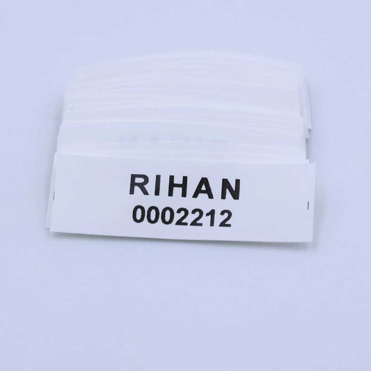 Sew-On Laundry Label - Black Washable Print