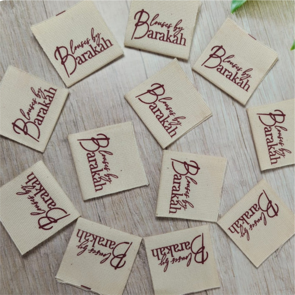 Eco-Friendly Sew-On Soft Cotton Labels