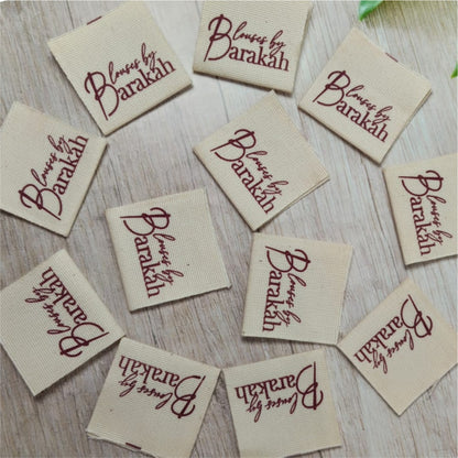 Eco-Friendly Sew-On Soft Cotton Labels