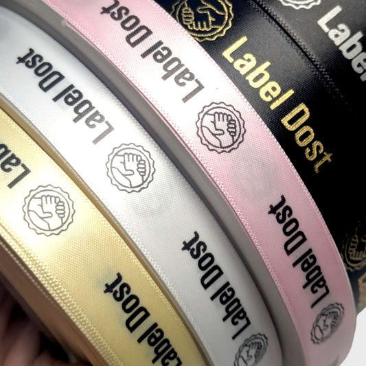 Luxury Customized Satin Ribbon with Logo