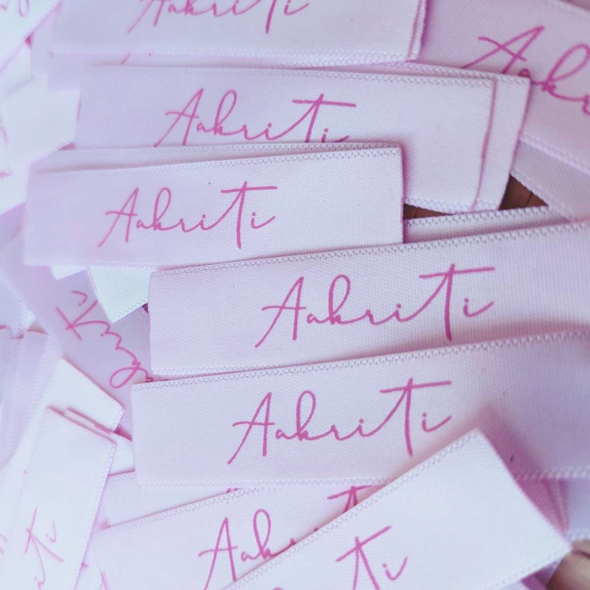 Printed Labels for Handcraft & Clothing - Single Color