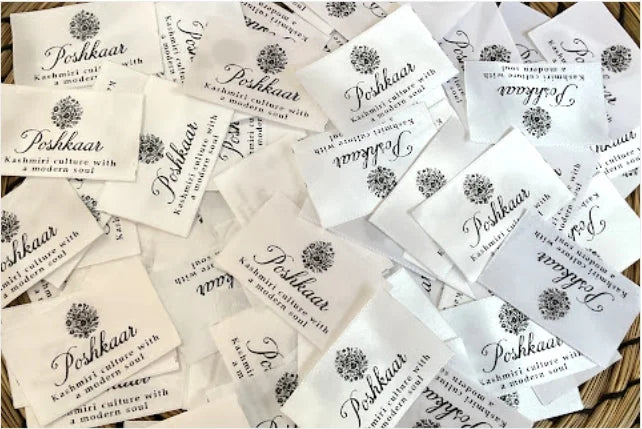 Printed Labels for Handcraft & Clothing - Single Color