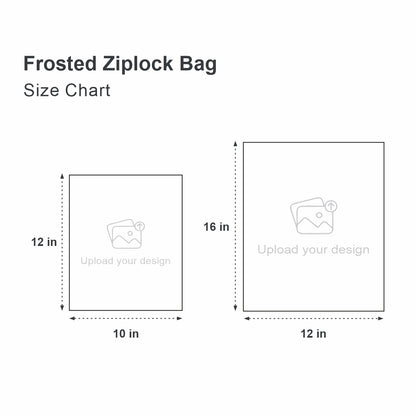 Personalized Frosted Ziplock Bags – Custom Logo Packaging