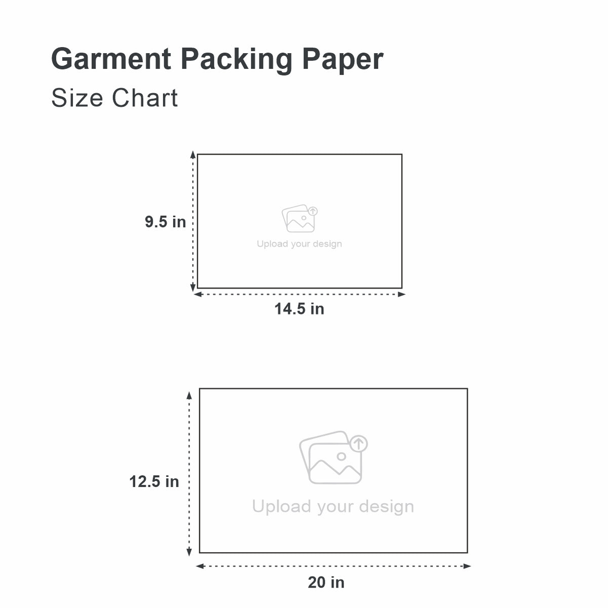 Personalized Garment Packing Paper