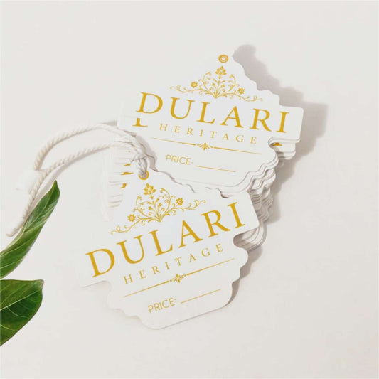 Custom Shape Hangtags for Garments & Handcraft