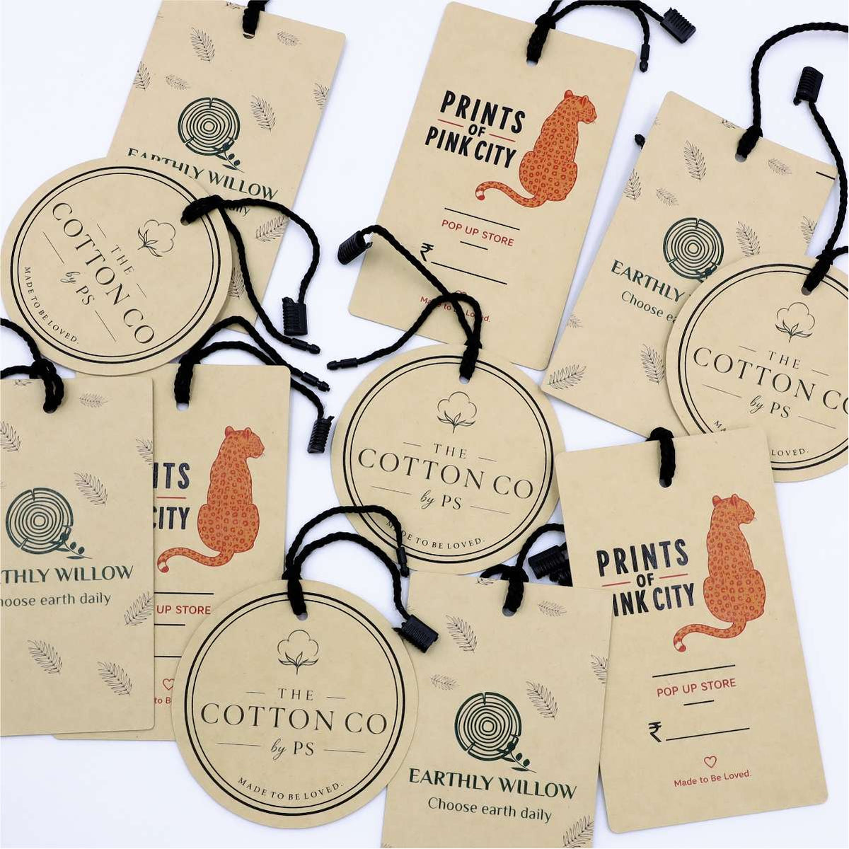 Bamboo Natural Kraft Eco-Friendly Hangtags | Customizable