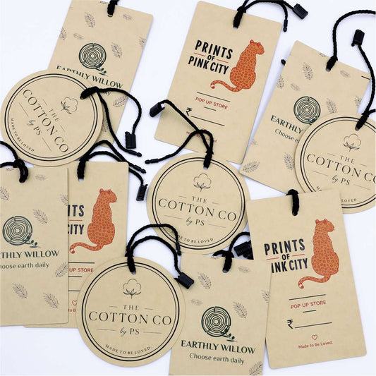 Bamboo Natural Kraft Eco-Friendly Hangtags | Customizable