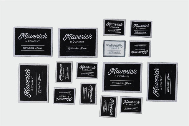 Garment Woven Clothing Labels - Single Color (Pack of 1000pcs)