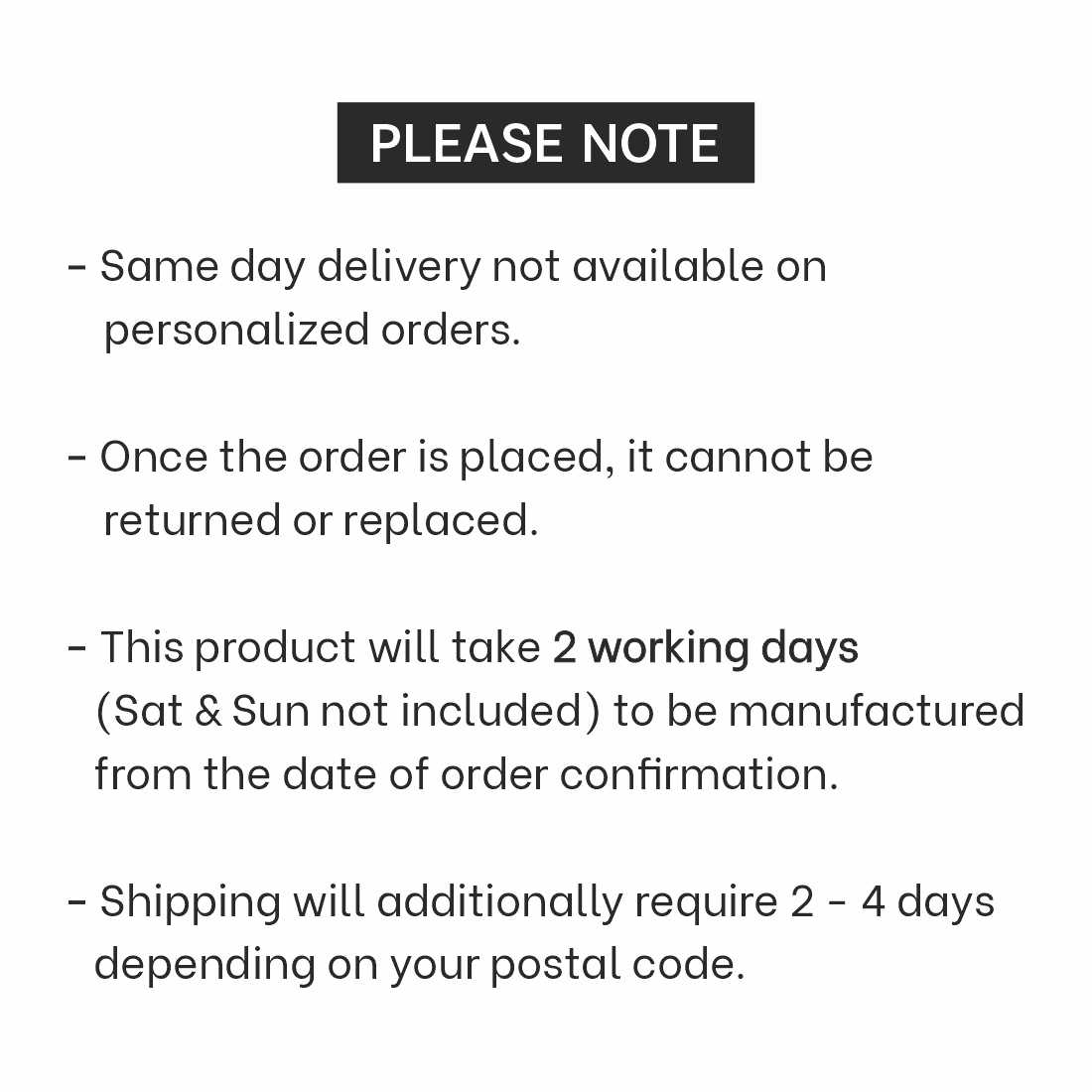 Printed Labels for Handcraft & Clothing - Single Color