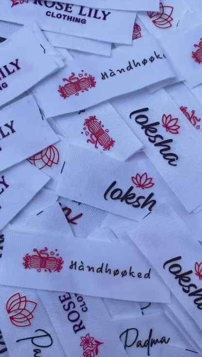 Nano-Polymer Printed Cotton Label for Garments