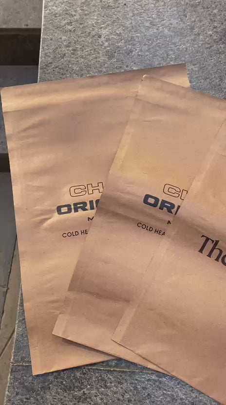 Personalized Brown Water-Resistant Courier Bags  – Custom Logo Packaging