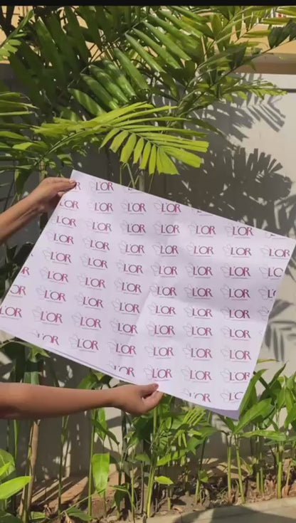 Personalized Garment Packing Paper