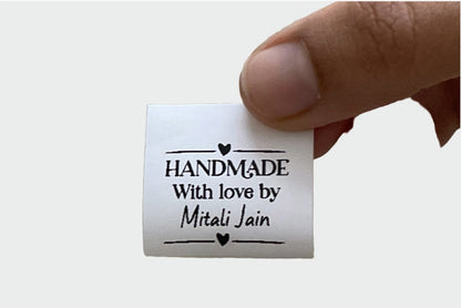Printed Labels for Handcraft & Clothing - Single Color