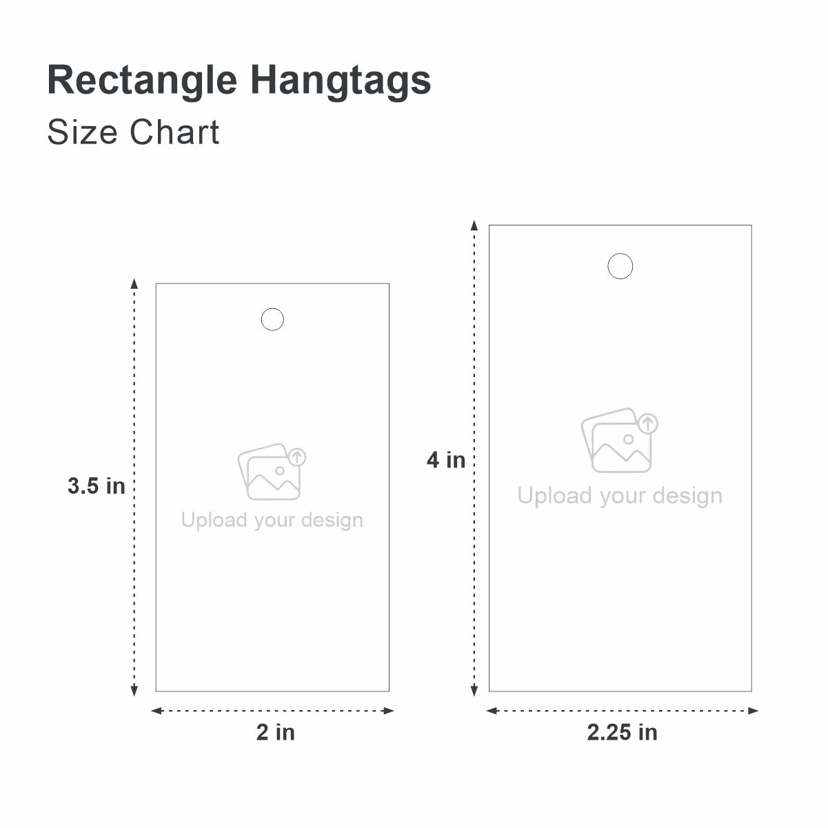 Rectangle Hangtags for Garments & Handcraft