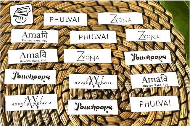 No-Sew Clothing Labels (Iron On)