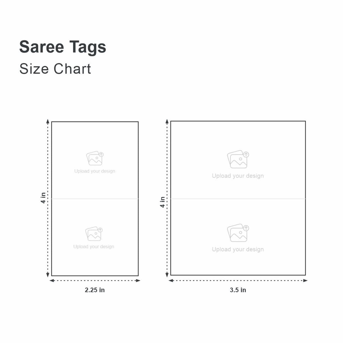 Bi-Fold Saree Tags with Pre-Scored Fold – Label Dost