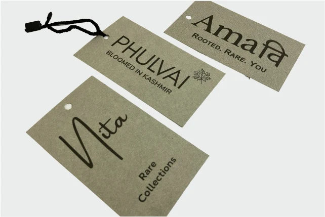 Eco Friendly Hang Tags (Black Ink Only) (Pack of 100)
