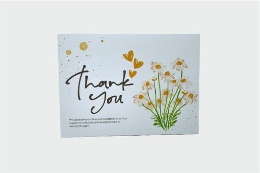 Thank You Cards (Pack of 100 Pcs)