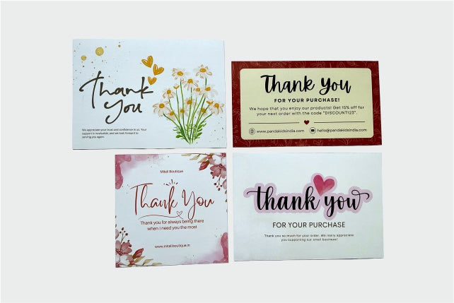 Thank You Cards (Pack of 100 Pcs)