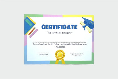 Custom Certificates (Pack of 25)