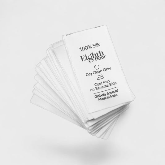 Custom Printed Wash Care Labels for Clothing