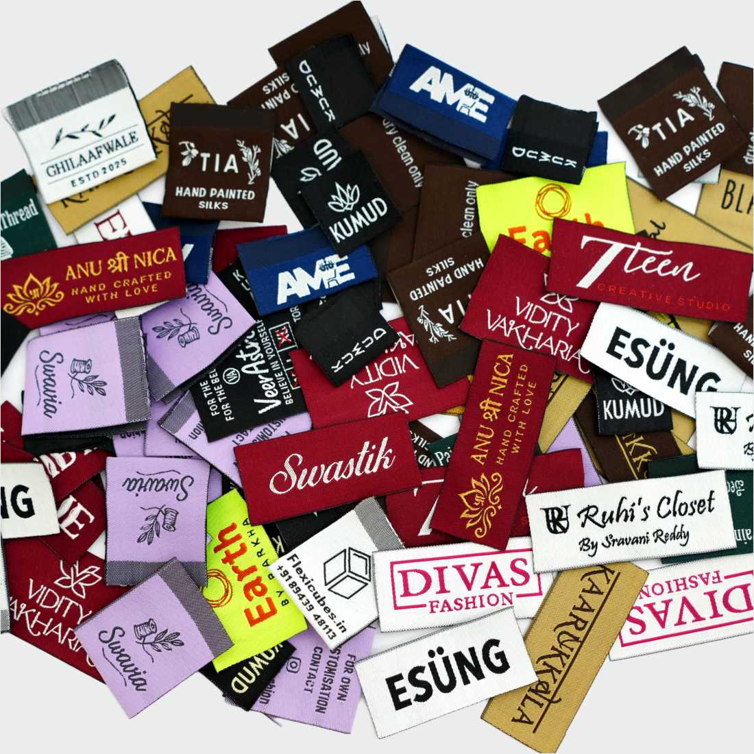 Garment & Handcraft Woven Clothing Labels